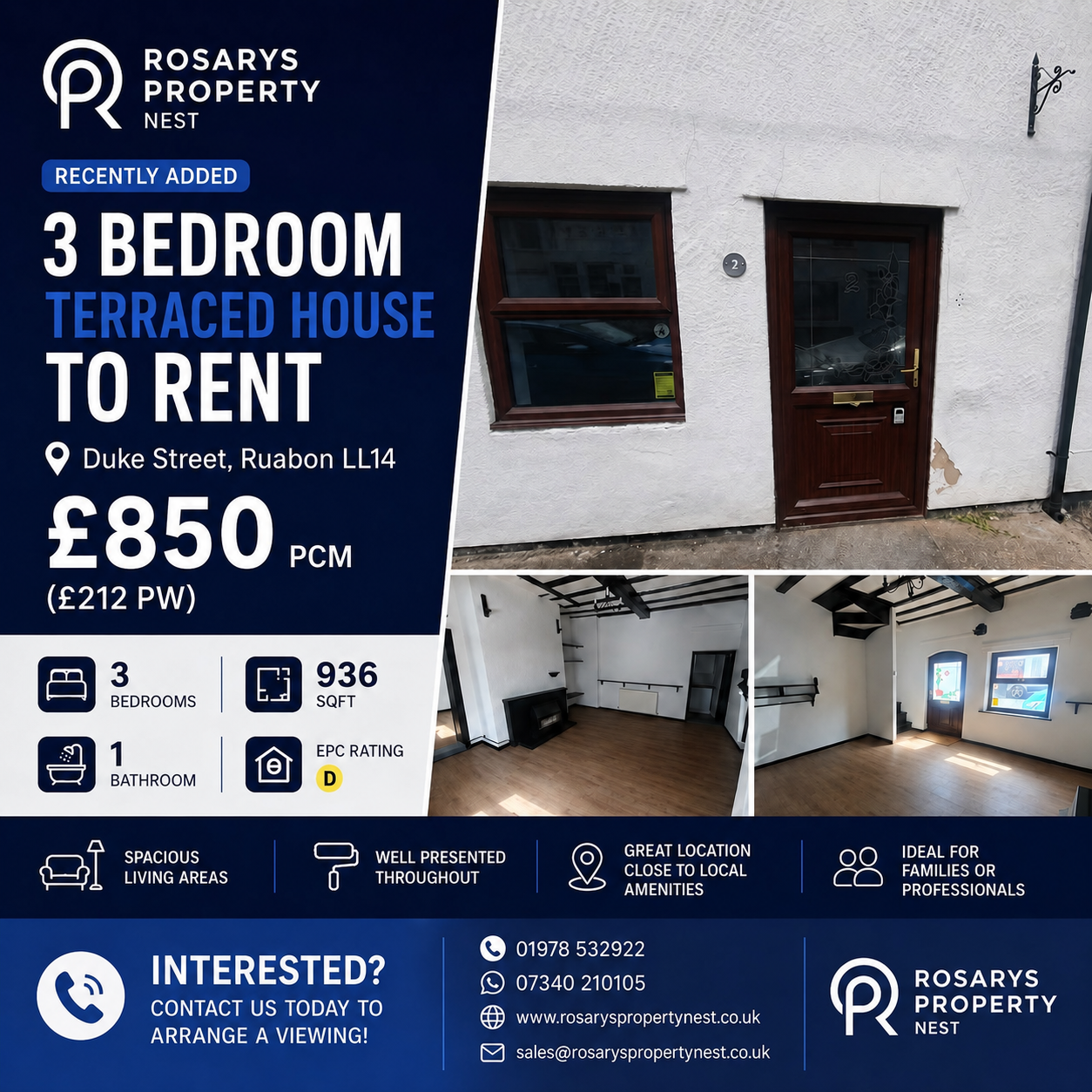 3 Bedroom Terraced House